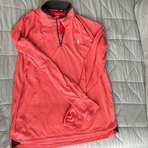 Under Armour Long sleeve quarter zip heat gear running shirt XL